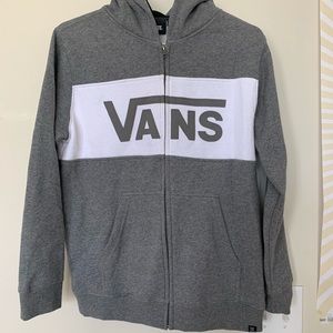 Vans zip up sweater